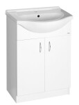 AQUALINE SIMPLEX ECO 65 umyvadlová skříňka včetně umyvadla 63x83,5x30,7cm