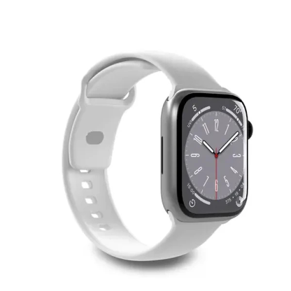Puro ICON bílá / Řemínek pro Apple Watch / 42/44/45/49 mm / Silikon / 2 ks (PUICNAW44WHI)