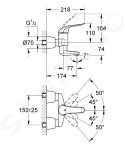 GROHE - Euroeco Special Páková umyvadlová baterie, chrom 32768000