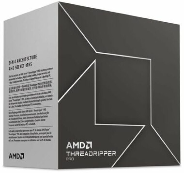 AMD RYZEN Threadripper PRO 7975WX @ 4.0GHz / Turbo 5.3GHz / 32C64T / L1 2MB L2 32MB L3 128MB / sTR5 / Zen 4 / 350W (100-100000453WOF)