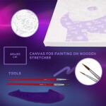 OKTO Malba a 3D modelování obraz "Fashion Corgi" 30x40 cm, OKTO, W051118