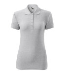 Cotton polokošile dámská světle šedý melír 2XL