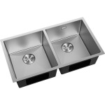 MEXEN - Binox ocelový dřez 2-bowl 800 x 450 mm, nerez 6421802000-01