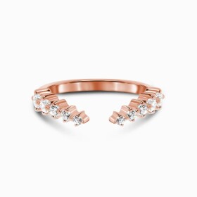 Royal Fashion prsten 14k zlato Vermeil GU-DR8351R-ROSEGOLD-TOPAZ Velikost: 8 (EU: 57-58)