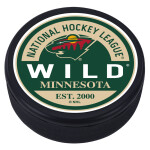Mustang Puk Minnesota Wild NHL Block Textured Puck