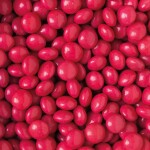 Decora čokoládové mini lentilky červené (80 g)