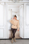 Sexy vypasovaný svetr 9295 - In Stylefashion UNI hnědá