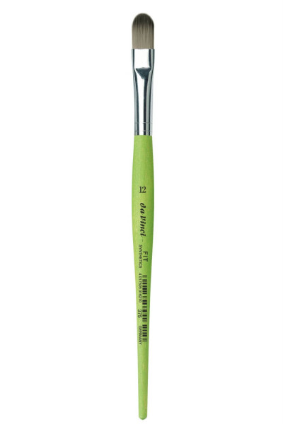 Štětec DaVinci zelený jazýček 375 - 12