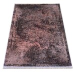 DumDekorace Moderní abstraktní koberec v hnědých tónech - Royal Patina Šířka: 160 cm | Délka: 220 cm