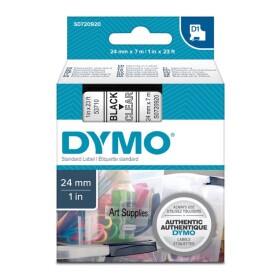 Obchod Šetřílek Dymo D1 53710, S0720920, 24mm, černý tisk/průhledný podklad - originální páska