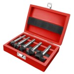 EXTOL PREMIUM 8802030 Sukovníky do dřeva s SK plátky, sada 5ks, průměr 15 - 35mm