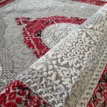 DumDekorace DumDekorace Exkluzívny koberec červenej farby vo vintage štýle