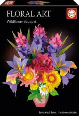 EDUCA 3D puzzle Floral Art: Polní kytice