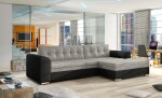 Sedací souprava Conforti Provedení: Pravá varianta, látka: Sawana 05 dark grey