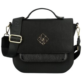 Trendy dámská koženková crossbody kabelka LB Samin, černá