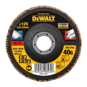 DeWalt / Lamelový brusný kotouč / P40 / 125×22,2 mm (DT30602)