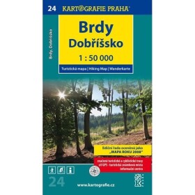 1: 50T (24)-Brdy, Dobříšsko (turistická mapa), 2. vydání