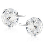 LUNICA Stříbrné náušnice 10mm 0739