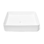 Umyvadlo na desku SAT Infinitio 50x40 cm mat bez přepadu SATINF5040M SATINF5040M