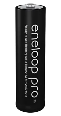 Panasonic Eneloop Pro AA 2500 mAh 4 ks / Nabíjecí baterie / Ni-MH / blistr a cestovní pouzdro (BK-3HCDE/4CP+CASE)