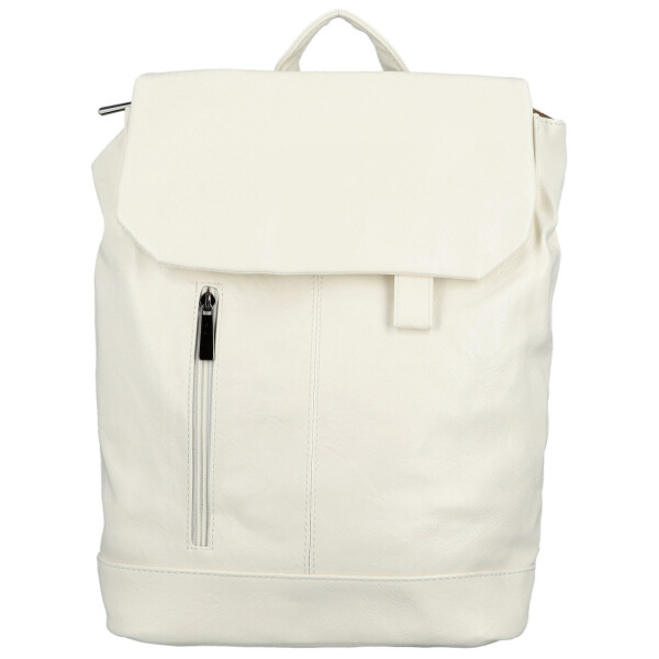 Trendy dámský koženkový kabelko-batoh Vexen, bílý