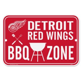 Mustang Cedule Detroit Red Wings NHL 10" x 15" BBQ Zone