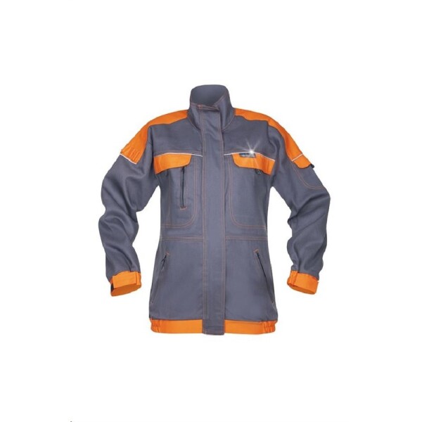 Montérková bunda COOL TREND H9132 dámská šedo-oranžová 64-66/5XL šedo-oranžová