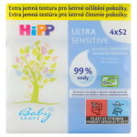 HiPP Čistící vlhčené ubrousky ULTRA SENSITIVE 4x52ks