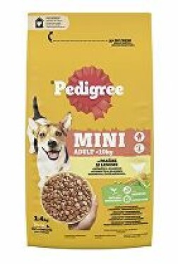 Pedigree Dry Adult Mini drůbeží se zeleninou 1,4kg