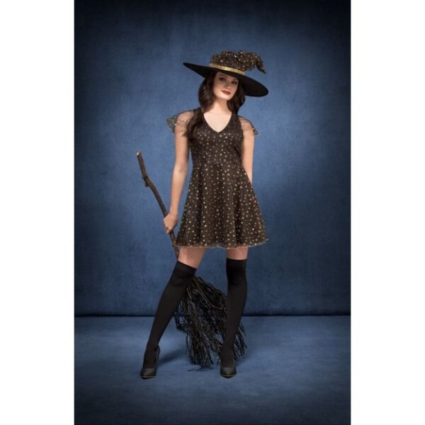 Smiffys.com Kostým - Čarodějnice hvězdičky Velikost: XS