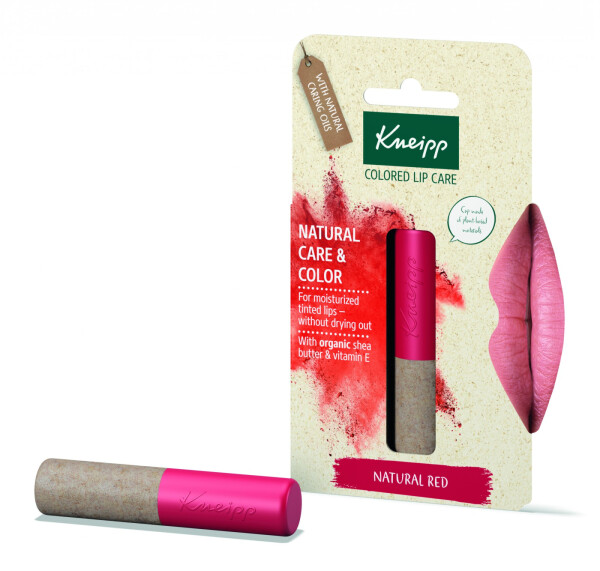 Kneipp barevný balzám na rty Deep red
