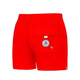 Pánské plavky Travel Shorts SM27N-6 Červená - Self červená XL