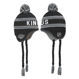 Outerstuff Dětská zimní čepice Los Angeles Kings NHL Jacquard Tassel Knit With Pom