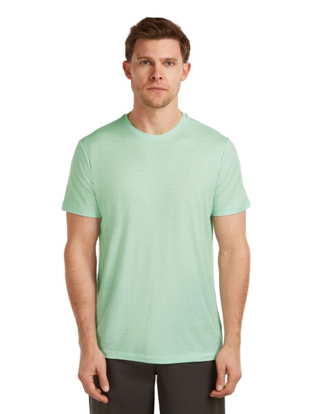 Pánské merino triko s krátkým rukávem ICEBREAKER Mens 150 Tech Lite III SS Tee, Mint velikost: S
