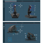 HORI HOTAS Flight Control System Mount / letový řídící systém / PC (HRPC0200)