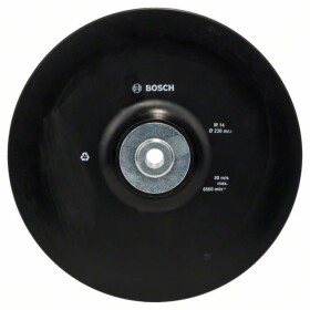 Bosch Accessories 2608601210 Opěrný talíř - 230 mm, 6 650 U/min Průměr 230 mm