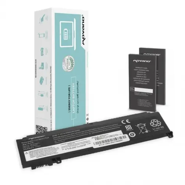 Lenovo ThinkPad T460s, T470s / Baterie pro notebook přední / 2000mAh / 23Wh (BT/LE-T460S-2)