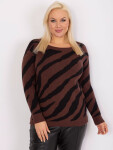 Jumper PM SW PM785.23X tmavě hnědý XL/XXL