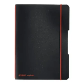 Herlitz Zápisník čtverečkovaný A5 / 40 listů / černá (11361557)