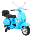 Mamido Dětský elektrický skútr Vespa modrý