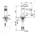 IDEAL STANDARD - Connect Air Umyvadlová baterie Slim, chrom A7010AA