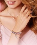 ELENYS Royal Fashion stříbrný kompletní náramek s přívěsky Milovaný lapač snů 4015 Velikost: 19 cm