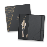 Dárková kazeta Parker IM Core Grey GT - sada plnicí pero a zápisník