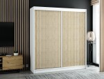 Šatní skříň Abi Lamelo 1 Barva korpusu: Černá, Rozměry: 120 cm
