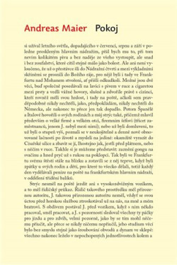 Pokoj Andreas Maier