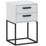 FRONTI Noční stolek CADRO 2S 40 NR9 - bílý
