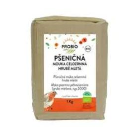 PROBIO Mouka pšeničná celozrnná hrubě mletá 1 kg BIO