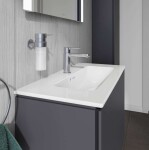 DURAVIT - ME by Starck Umyvadlo nábytkové Compact, 83x40 cm, s 1 otvorem pro baterii, s WonderGliss, alpská bílá 23428300001