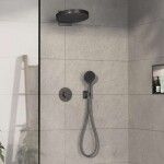HANSGROHE - ShowerSelect Comfort Termostatická baterie pod omítku, pro 2 spotřebiče, kartáčovaný černý chrom 15554340