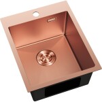 MEXEN - Solix ocelový dřez 1-bowl 400 x 500 mm, měď HC 6406401000-65HC